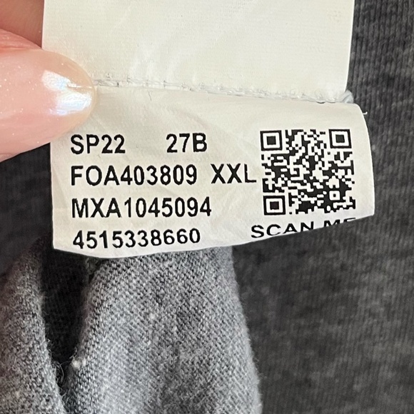 OAKLEY | Casual Est 1975 Iconic Logo Short Sleeve Tee in Grey | Size XXL - Picture 9 of 10